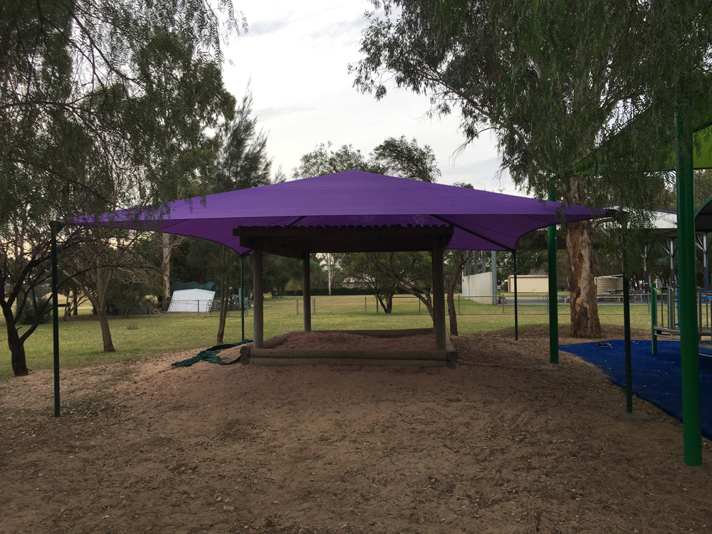 Playground shade sail (2)