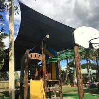 Playground shade sail
