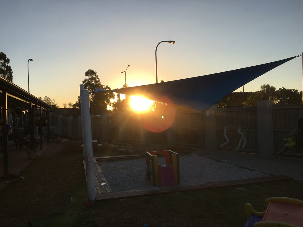 play area shade sail
