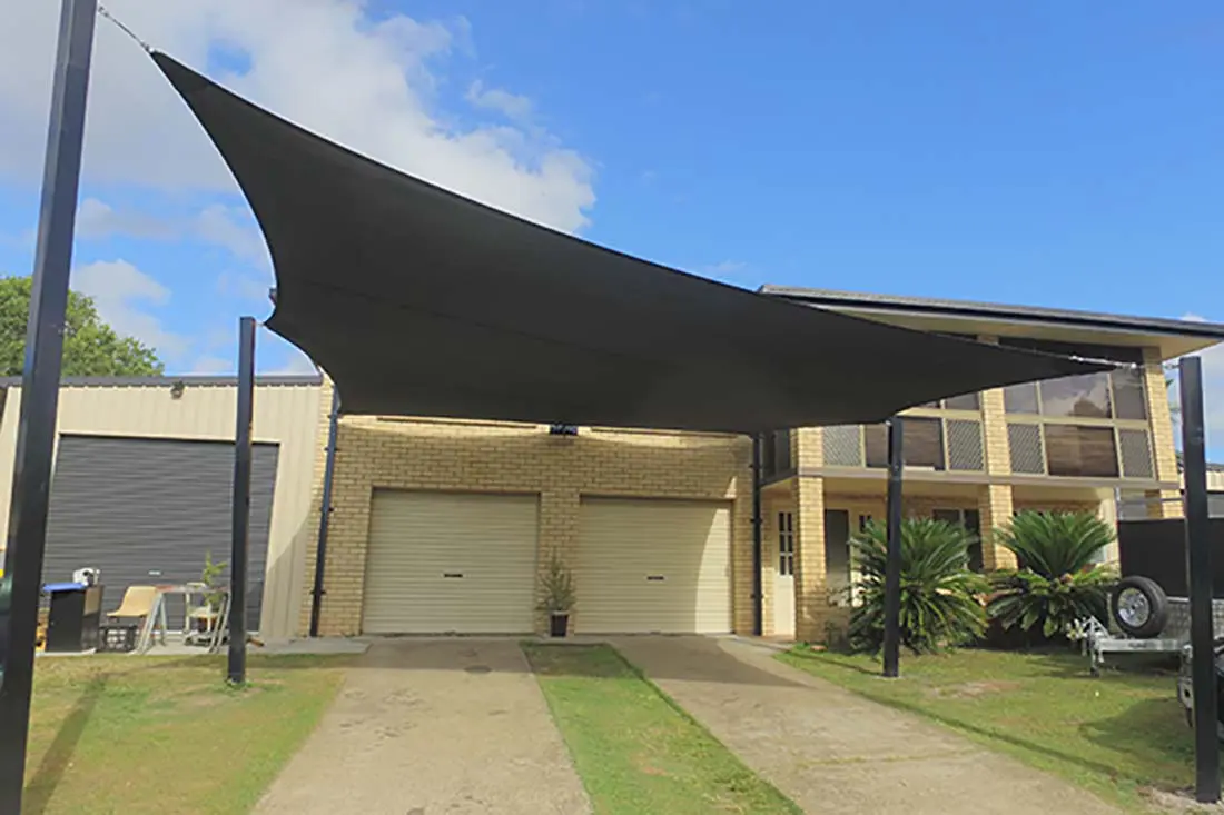 Shade cloth carports, the different types of materials
